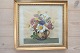 Lille indrammet blomsterakvarel, sign. Frankrig 1930.